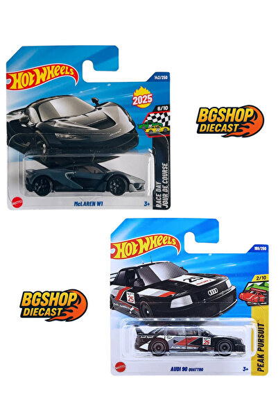 HOT WHEELS Audi 90 Quattro Black - McLaren W1