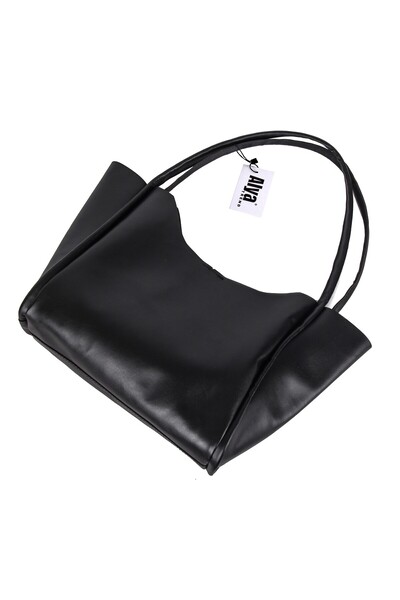 şeffafavm Women's Black Large Shoulder Bag Casual-Sports