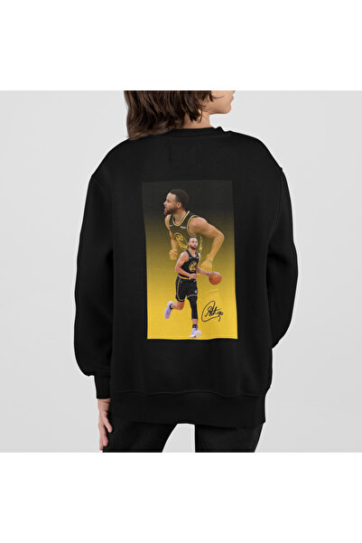 stil x تي شيرت للأطفال بياقة دائرية مطبوع عليه ستيفن كوري