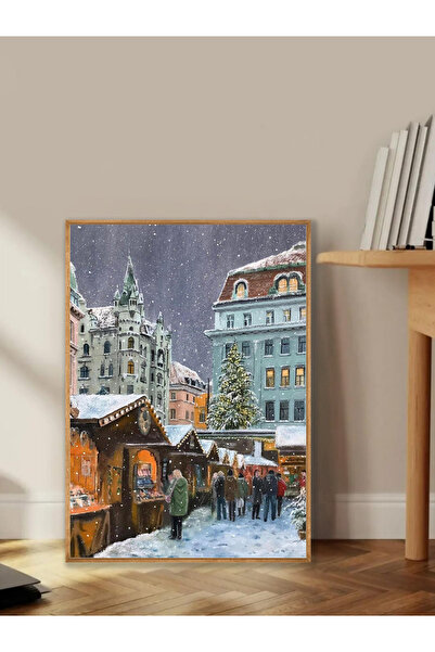 Tuba Decor Tablo dintr-o singură bucată cu rame din lemn pentru sufragerie, s...