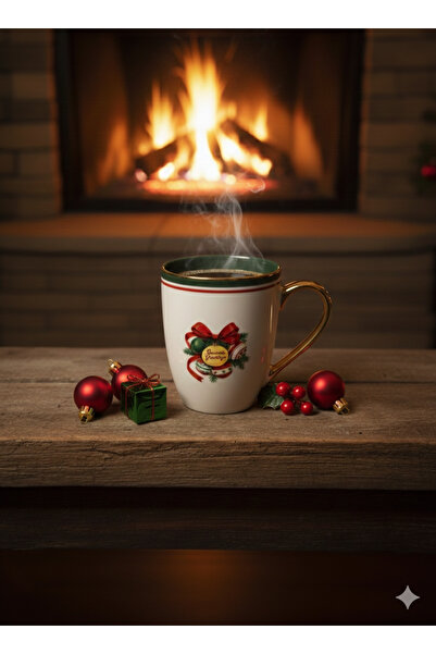 Madame Coco Neva Bow Mug - 280 ml - White