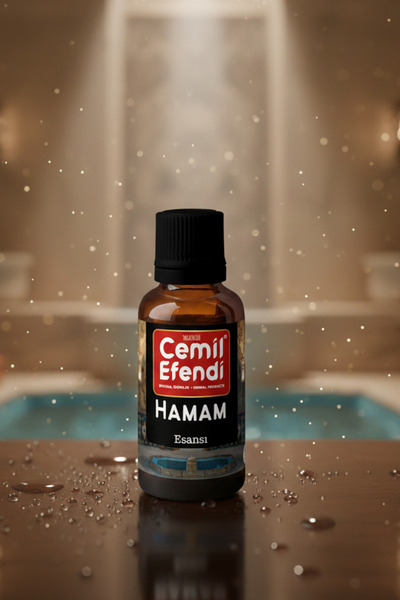 Cemilefendi Hamam Esansı 10 ml Tütsü ve Buhurdanlık Difüzör Uçucu Oda Koku Ya...