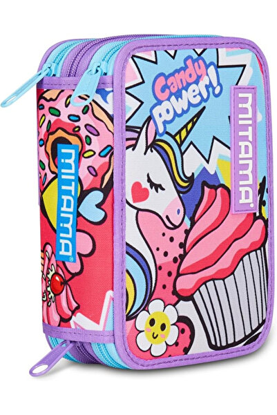 Mitama σχολική κασετίνα με 3 διαμερίσματα