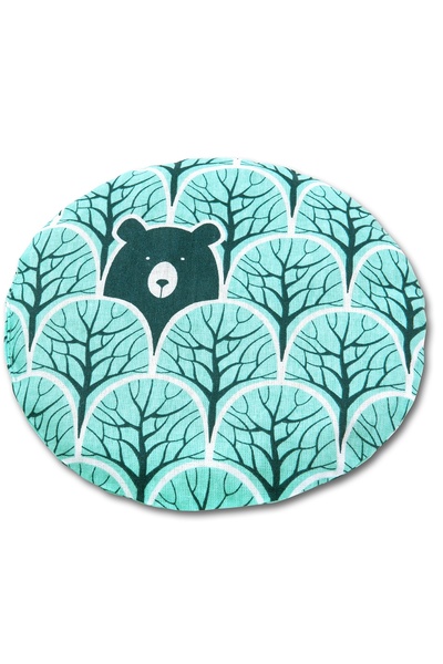 Kidizi Perna anticolici cu samburi cirese,Kidizi Animals Mint, turcoaz, 19 cm