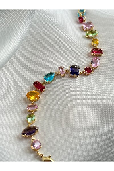 lotusbybuket سوار معصم ذهبي متعدد الألوان من الفولاذ ماركة VIP