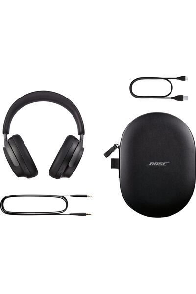 Bose QuietComfort Ultra Wireless Noise Cancelling Over-Ear Headphones (Black)