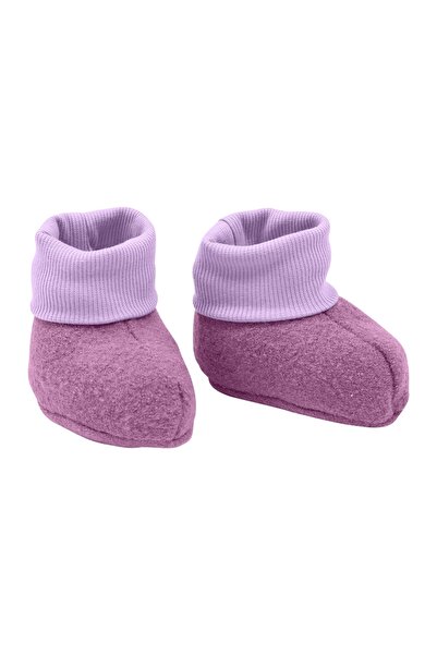 Kidizi Baby booties 100% virgin boiled wool Purple 0-6 months