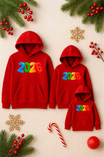 SVART WEAR Combinație de familie de Anul Nou Mamă Tată Copil Crăciun Crăciun Anul Nou Tematică PRET PENTRU O PERSONĂ