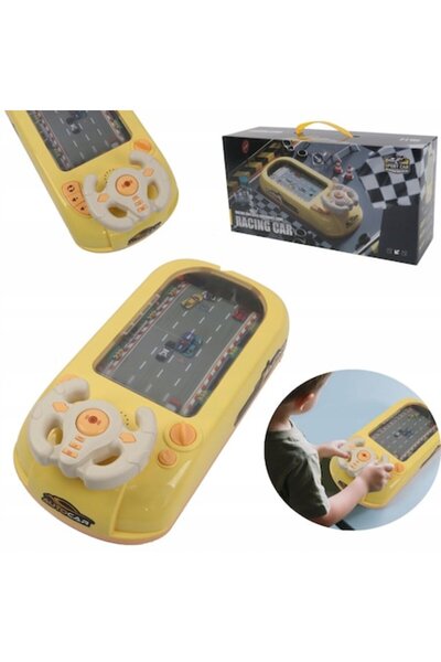 OEM Simulator interactiv de curse cu volan, 25x15x8cm, culori strălucitoare, pentru vârste de peste 3 ani