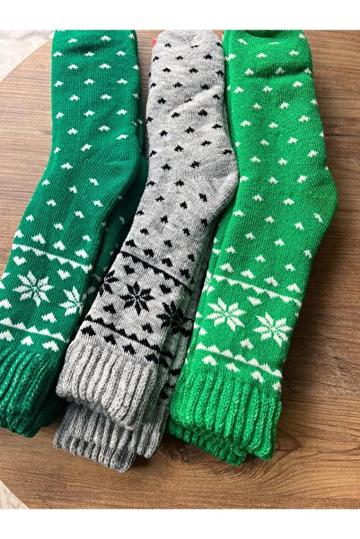 cmtgroup Women's 3-Piece Thermal Thick Winter Patterned Socks