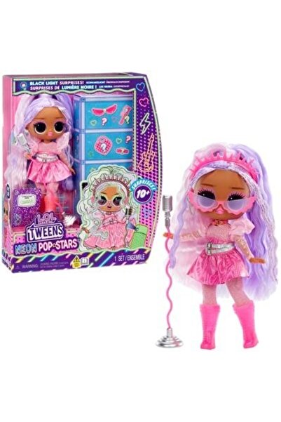 MGA Entertainment Păpușă L.O.Surprise pentru copii cu vârste neon pop - Kitty K