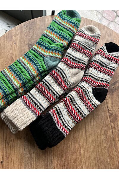 cmtgroup Women's 3-Piece Thermal Thick Winter Patterned Socks