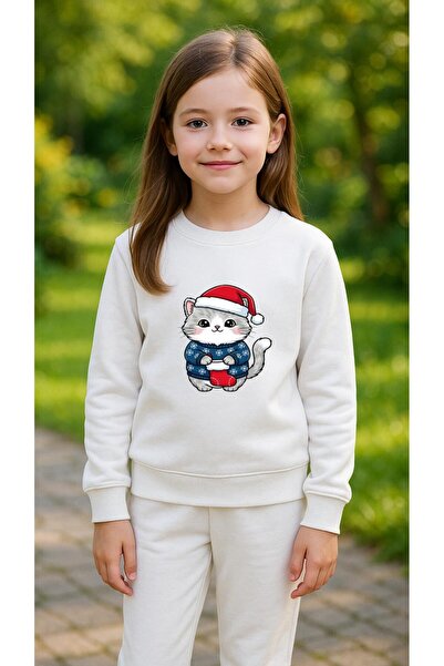 playwear Φούτερ ομάδας NOAL CAT με στάμπα για κορίτσια και αγόρια, με λαιμόκο...