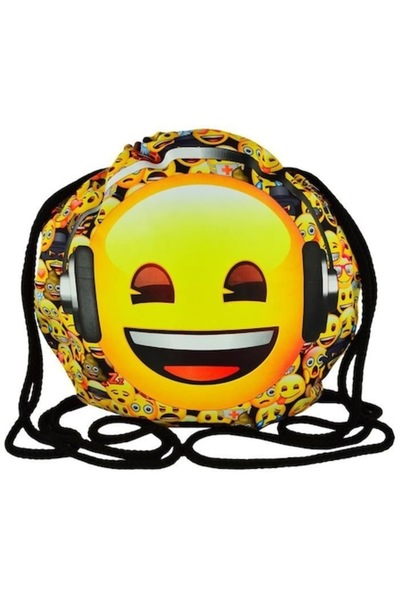 St.Majewski Rucsac cu șnur - St.Right Emoji Galben SO15