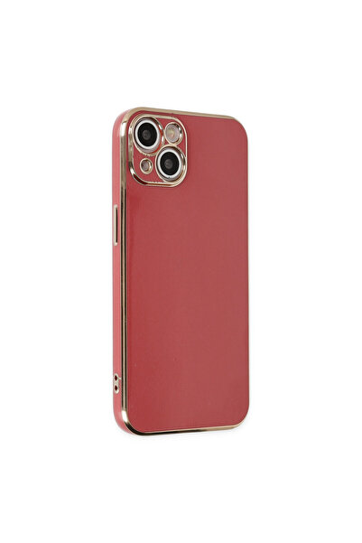 NewFace Iphone 14 plus volet silicone case - red
