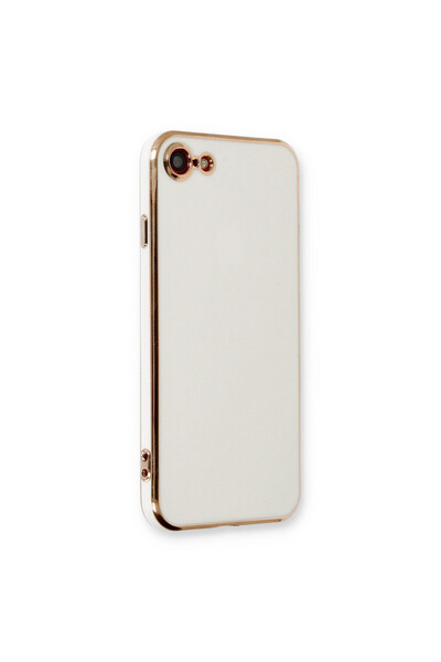 NewFace غطاء سيليكون لفليت لجهاز iPhone 7 - أبيض