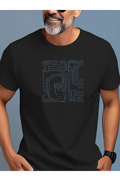 PARUNIV Tricou Barbati, CPU, procesor, circuite, potrivit pentru programatori...