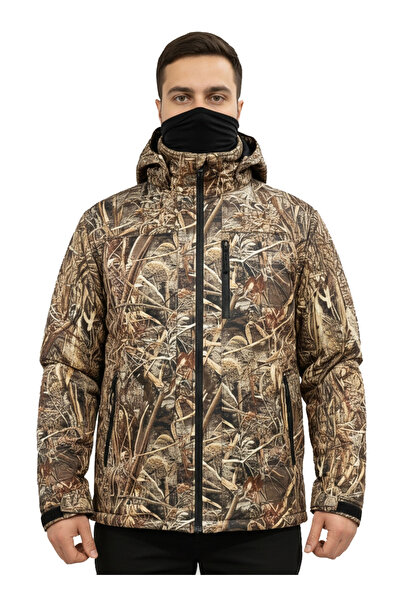 Mysia Outdoor SAZ DESEN SOFT SHELL MONT AVCI DESEN ÇİFT KAT POLARLI