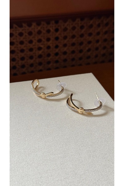 Muse Sister أقراط هولينا مزدوجة اللون