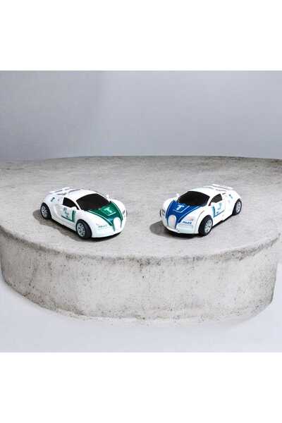 Joyfer Police Car Transforming into Robot Toy Transformers Friction Powered Robot Car Either Robot or Car 1 Piece.