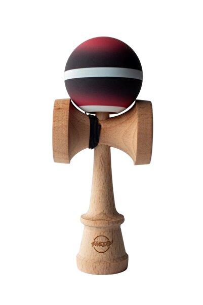 SWEETS Kendamas HORIZON FADE - NEGRU/ROȘU - FORMĂ RUPTĂ