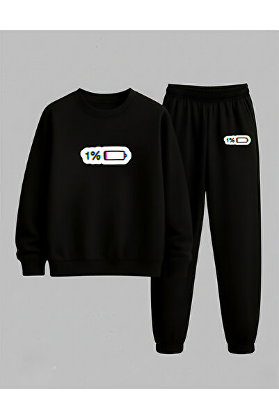 LORVEX Swea tricou pentru copii unisex - Set de trening 1% imprimat, 3 fire, ...