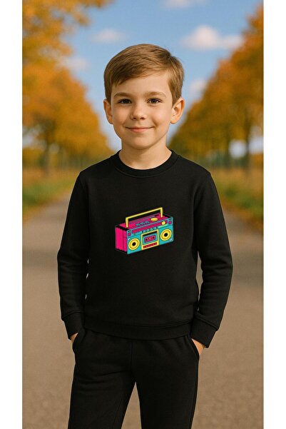 playwear Φούτερ ομάδας TEYİP με στάμπα για κορίτσια και αγόρια, με λαιμόκοψη ...