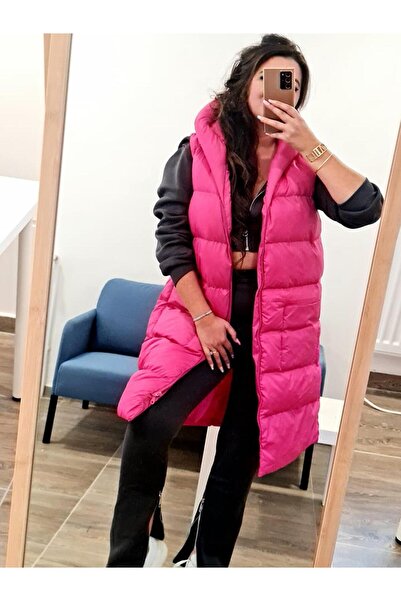 MODALİST Women's long hooded vest