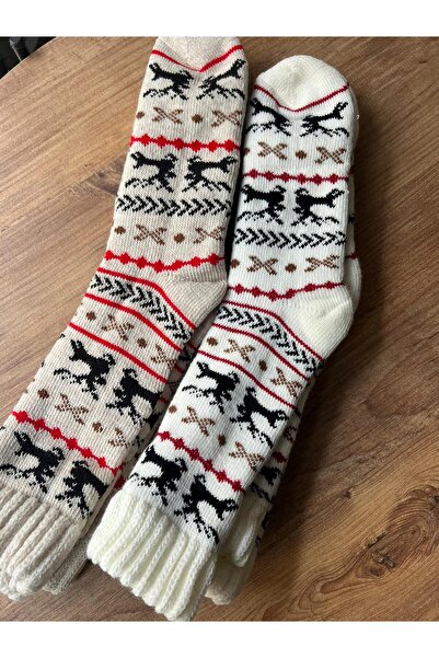 cmtgroup Women's 2-Piece Thermal Thick Winter Patterned Socks