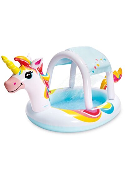 Intex Piscină gonflabilă - Unicorn Spray Pool, 254x132x109 cm
