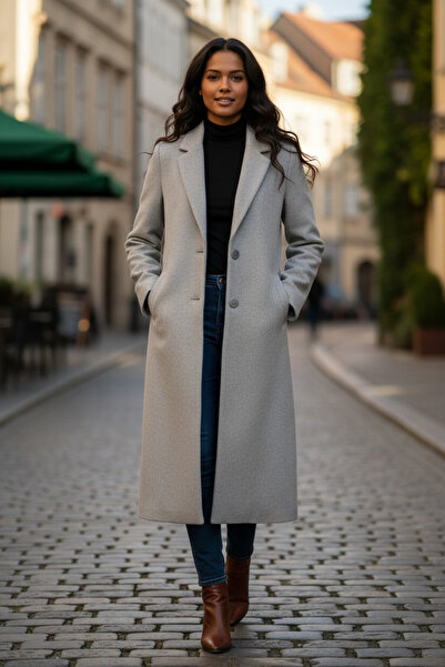 Tamaris Tamaris women's coat, gray color, 34 EU