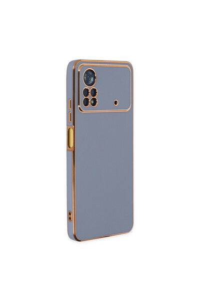 NewFace Xiaomi poco x4 pro 5g case volet silicone - blue