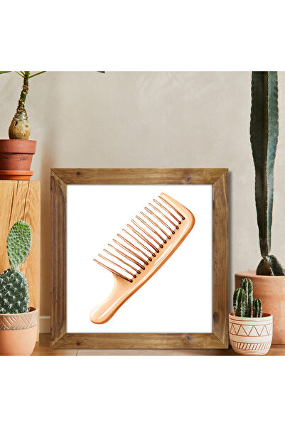 Tuba Decor Tablou pătrat cu rame din lemn pentru baie