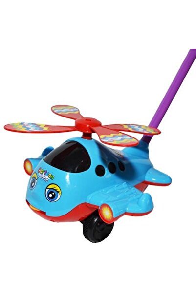 BUR Model de avion de jucărie împingător pentru copii
