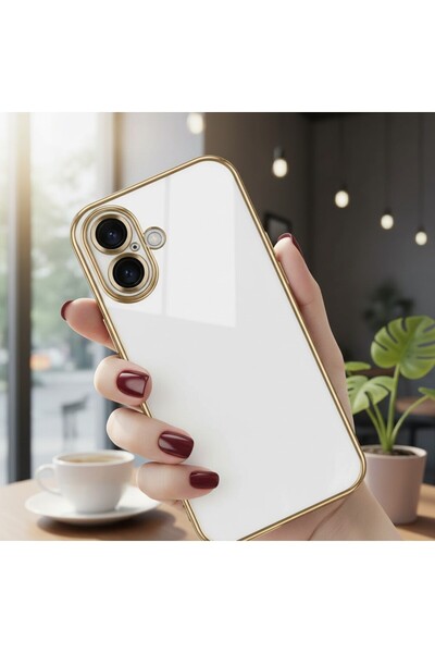 AKSEFİZZ Apple iPhone 17 Compatible Case with Camera Lens Protection, Colored...