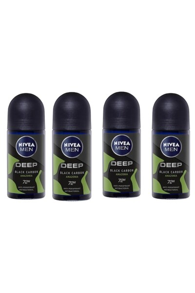 Nivea Men Set 4 x Deodorant roll-on Deep Amazonia, 50 ml