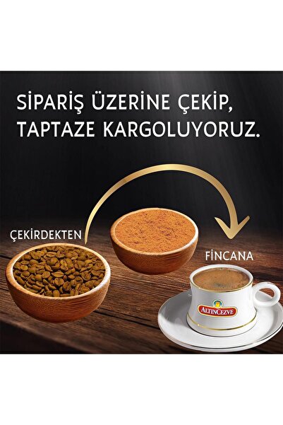Altıncezve Günlük Taze Çekilmiş Türk Kahvesi Az Kavrulmuş 250 Gr
