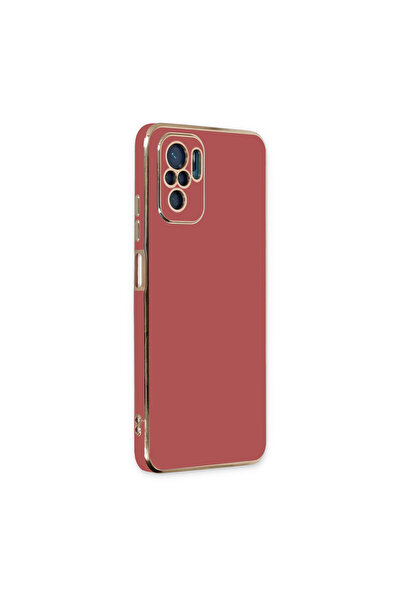 NewFace Xiaomi Redmi Note 10 Case Volet Silicone - Red