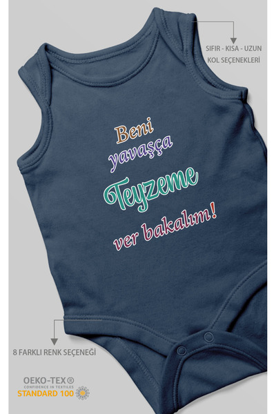 MorivoKids Give Me to My Aunt Slowly, Let's See What She Says Printed Baby Bo...