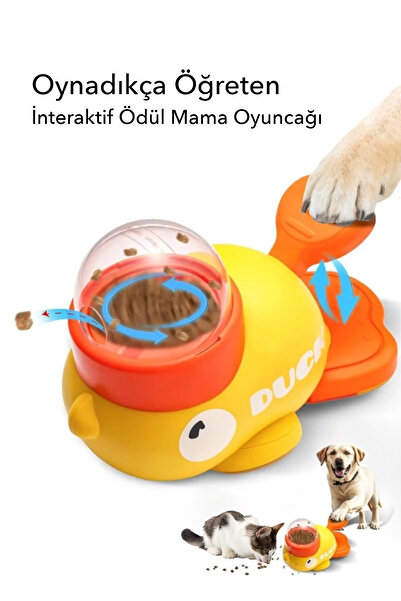 Sevpatik Köpekler İçin Eğitici Ödül Mama Dağıtıcı Oyuncak – Etkileşimli Basma...