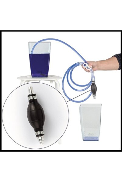 OEM Manual priming pump with one-way valve Fi 8 right, for oil, gasoline, diesel, agricultural machinery