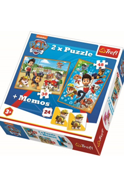 Trefl Puzzle memorabil 2 în 1 - Patrula Cățelușilor