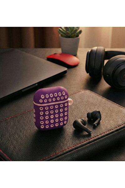 bbtech حافظة رياضية مثقبة متوافقة مع AirPods 1-2، حافظة AirPods 1. الجيل الثا...