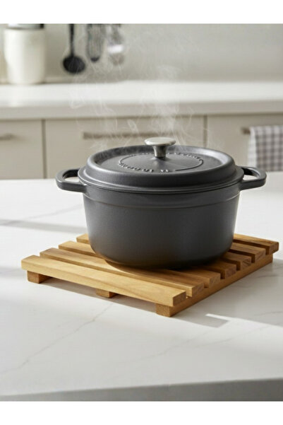 Ahşap Pazarı El Yapımı Doğal Ahşap Nihale | Mutfak Tezgahı ve Masa Koruyucu S...