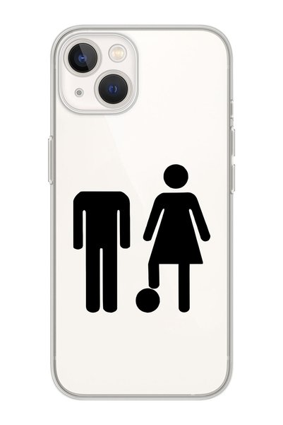 Manitoba Iphone 15 Plus Uyumlu Baskılı Yumuşak Silikon Şeffaf Telefon Kılıfı