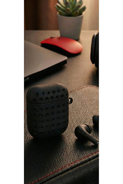 bbtech حافظة رياضية مثقبة متوافقة مع AirPods 1-2، حافظة AirPods 1. الجيل الثا...