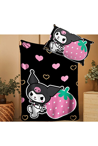 ACONCEPT Kuromi Themed Thin Blanket & Pillowcase