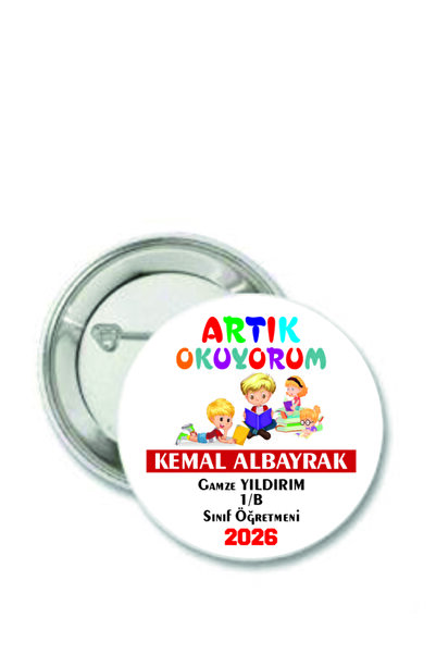 Okul Materyali ARTIK OKUYORUM ROZETİ 30 ADET