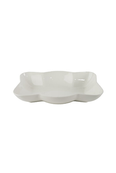 SQUALO white square porcelain serving dish