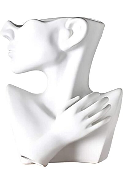 The Bros Head Vase Face Planter Resin Small Plant Pot - Indoor Succulent Planter, Home Office Decor